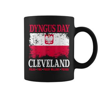 Dyngus Day Cleveland Apparel Polish Pride Polska Flag Coffee Mug - Monsterry