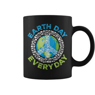 Earth Day Everyday Peace Earth Animals Teacher Coffee Mug - Seseable