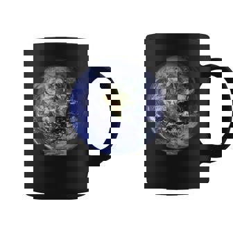 Earth Planet Earth North America Flat Globe Space Clouds Coffee Mug - Thegiftio