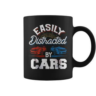 Easily Distracted By Cars Racing Cars Fans Speed Driver Coffee Mug - Thegiftio UK
