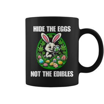 Easter Bunny Egg Edibles 420 Cannabis Stoner Weed Lover Coffee Mug - Seseable