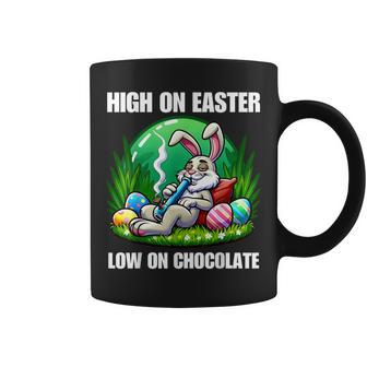 Easter Bunny Marijuana Cannabis Weed 420 Humor Coffee Mug - Seseable
