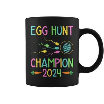 Easter Egg Hunt Champion Dad Pregnancy Announcement Coffee Mug - Seseable