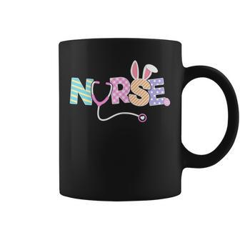Easter Nurse T Bunny Happy Easter Eggs Peeps Outfit Coffee Mug | Crazezy