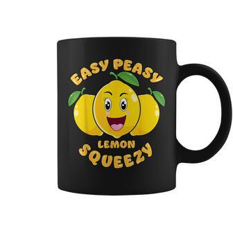 Easy Peasy Lemon Squeezy Summer Stand Lemonade Coffee Mug - Monsterry DE