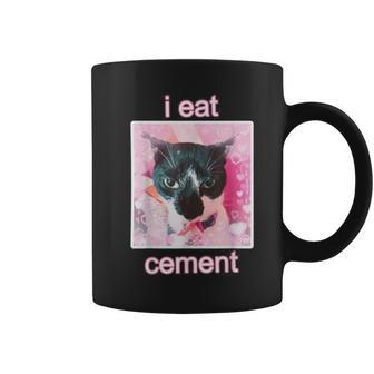 I Eat Cement Cat Coffee Mug - Thegiftio UK