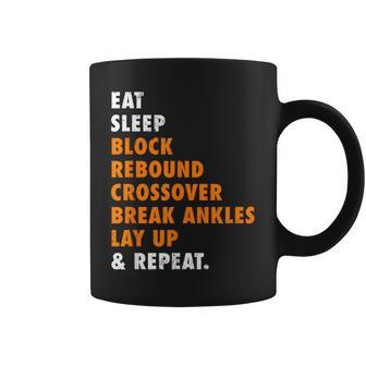 Eat Sleep Basketball Repeat For Basketball Player Coffee Mug - Monsterry UK