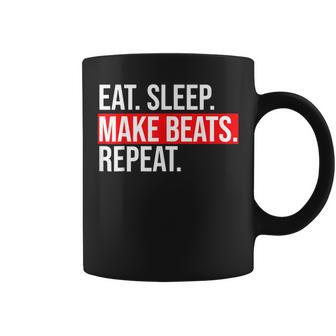Eat Sleep Make Beats Dj Music Producer Beat Maker Coffee Mug - Monsterry AU