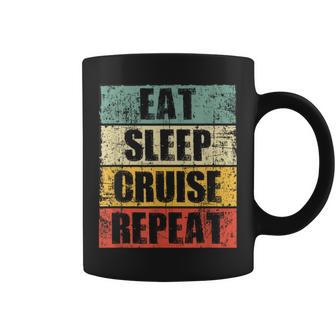 Eat Sleep Cruise Repeat Croisièreacation Cute Cruise Tasse - Cadeauxyz