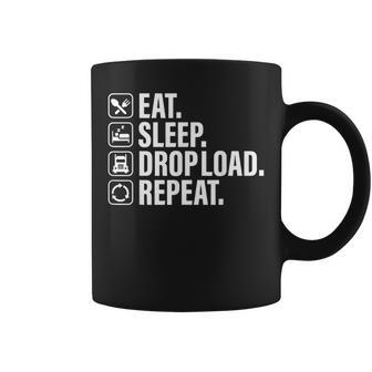 Eat Sleep Drop Load Repeat Father's Day For Dad Coffee Mug - Thegiftio UK