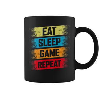 Eat Sleep Game Repeat Gaming Tassen - Seseable