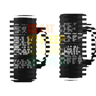Eat Sleep Game Repeat Video Games Gamer Coffee Mug - Thegiftio UK