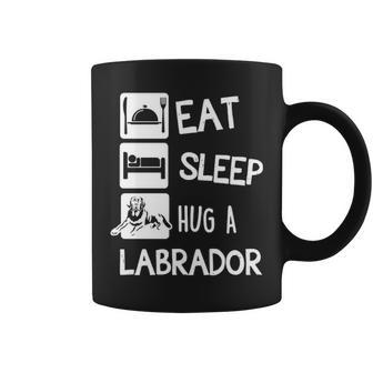 Eat Sleep Hug A Labrador Dog Lover Coffee Mug | Mazezy