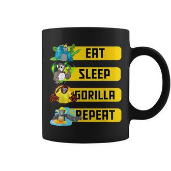 Eat Sleep Tag Repeat Gorilla Vr Gamer Gorilla Monke Tag Coffee Mug - Seseable