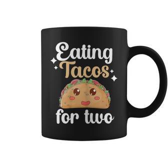 Eating Tacos For Two Maternity Coffee Mug - Monsterry