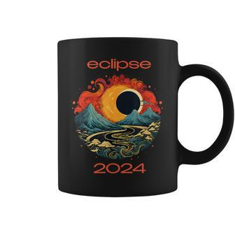 Eclipse 2024 Japanese Solar Atomic Age Eclipse Coffee Mug - Thegiftio UK