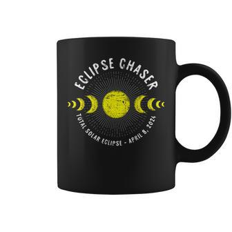 Eclipse Chaser Total Solar Eclipse April 8 2024 Totality Coffee Mug - Seseable