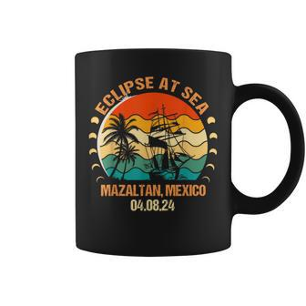 Eclipse At Sea Mazatlán Mexico Total Solar Eclipse At Sea Coffee Mug - Seseable