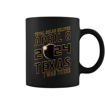 Eclipse T April 8 2024 Texas I Was There Eclipse Coffee Mug - Monsterry