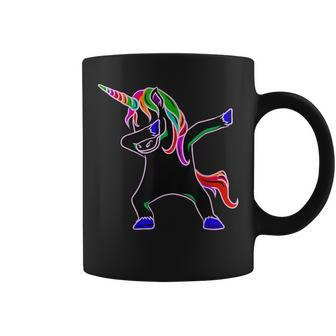 Edm Rave Magical Dabbing Unicorn Festival Coffee Mug - Monsterry DE