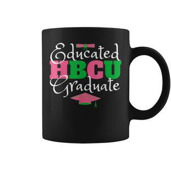 Educated Hbcu Pink & Green Graduate Coffee Mug - Monsterry CA