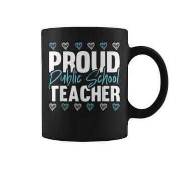 Education Proud Public School Teacher Job Profession Coffee Mug - Monsterry