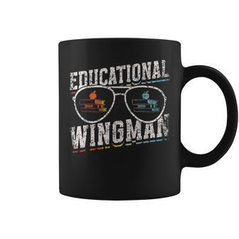 Educational Wingman Assisting Teacher Teaching Assistant Coffee Mug - Seseable