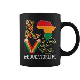Educator Love Map African American Black History Month Coffee Mug - Monsterry AU