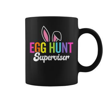 Egg Hunt Supervisor Matching Easter Rabbit Ears Egg Hunter Coffee Mug - Monsterry