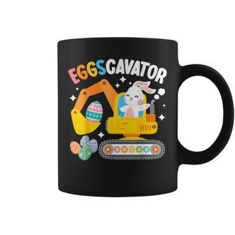 Eggscavator Easter Egg Hunt Construction Truck Toddler Boys Coffee Mug - Thegiftio