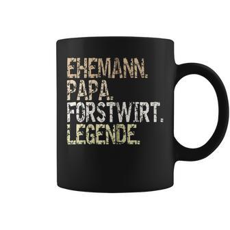 Ehemann Papa Forstwirt Legende Förster Waldarbeiter Outfit Kapuzenjacke Tassen - Geschenkecke