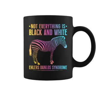 Ehlers Danlos Syndrome Black And White Eds Zebra Coffee Mug - Thegiftio UK