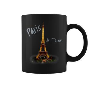 Eiffel Tower Paris Vintage I Love Paris France City Coffee Mug - Monsterry