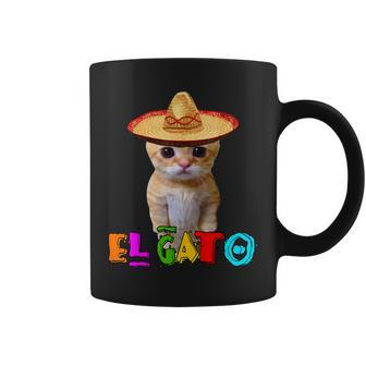 El Gato Meme Mexican Cat Latino Munchkin Kitty Cinco De Mayo Coffee Mug - Monsterry UK