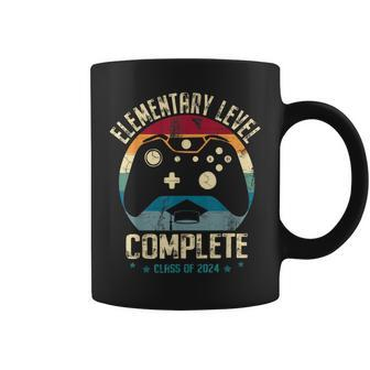 Elementary Level Complete Gamer Class Of 2024 Graduation Coffee Mug - Seseable