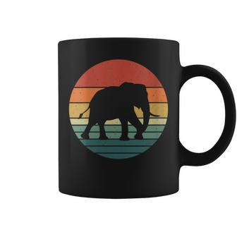 Elephant Retro Vintage Animal Lover Coffee Mug - Monsterry