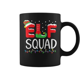 Elf Family Christmas Matching Pajamas Xmas 2023 Elf Squad Coffee Mug - Seseable