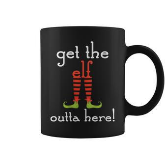 Get The Elf Outta Here Christmas Wear Coffee Mug - Monsterry