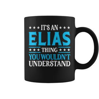 Elias Thing Surname Team Family Last Name Elias Coffee Mug - Seseable