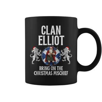 Elliot Clan Christmas Scottish Family Name Party Coffee Mug - Seseable