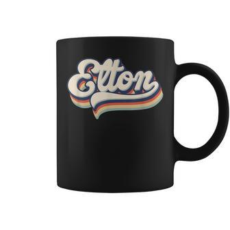 Elton Name Nickname Alias 70S 80S Retro Coffee Mug - Seseable