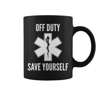 Em Ems Save Yourself Star Of Life Paramedic Coffee Mug | Mazezy