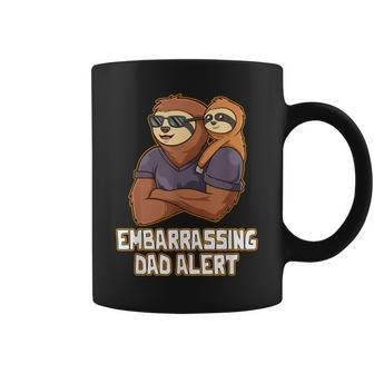 Embarrassing Dad Alert Parents Family Mom Dad Relatives Coffee Mug - Monsterry DE