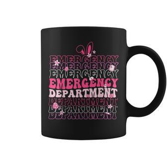 Emergency Department Er Nurse Bunny Easter Day Er Nurse Life Coffee Mug - Seseable