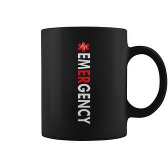 Emergency Department Emergency Room Nurse On Back Coffee Mug - Monsterry