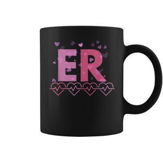 Emergency Department Valentines Day Er Ed Nurse Rn Tech Coffee Mug | Mazezy UK