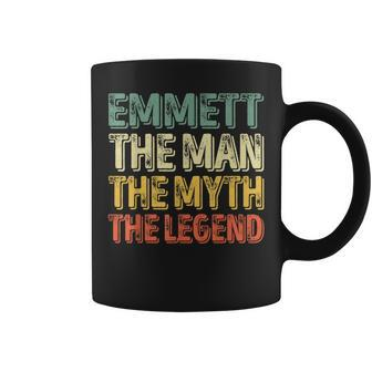 Emmett The Man The Myth The Legend First Name Emmett Coffee Mug - Seseable