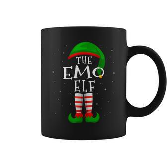 The Emo Elf Matching Family Group Christmas Coffee Mug - Monsterry
