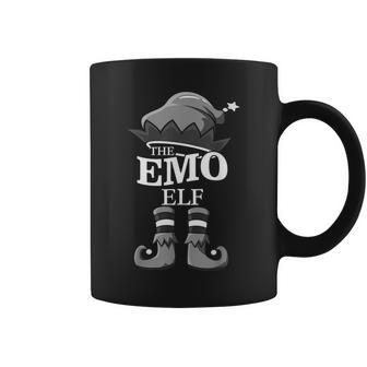 The Emo Elf Matching Group Family Christmas Coffee Mug - Monsterry UK