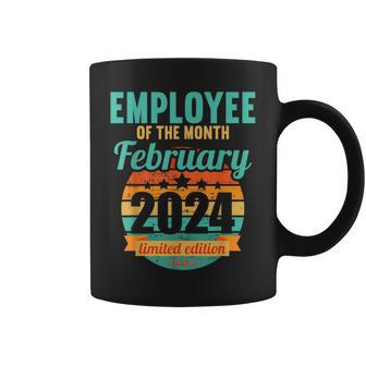 Employee Of The Month February 2024 Coffee Mug - Monsterry